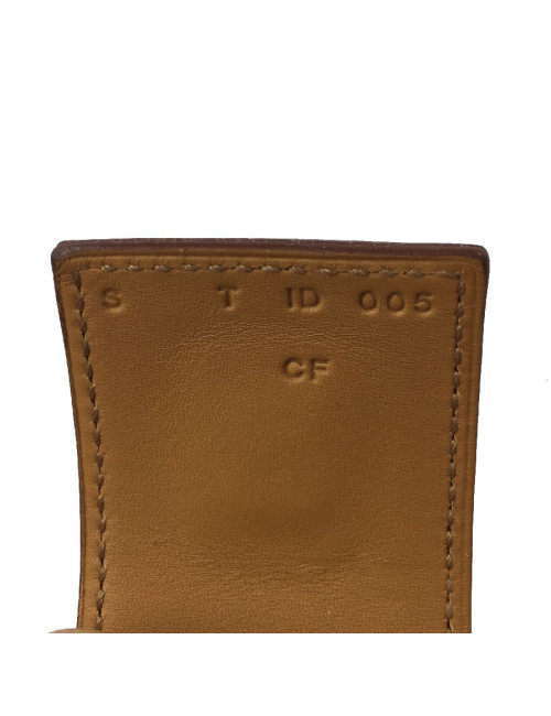 Manchette HERMES CDC en alligator couleur sanguine