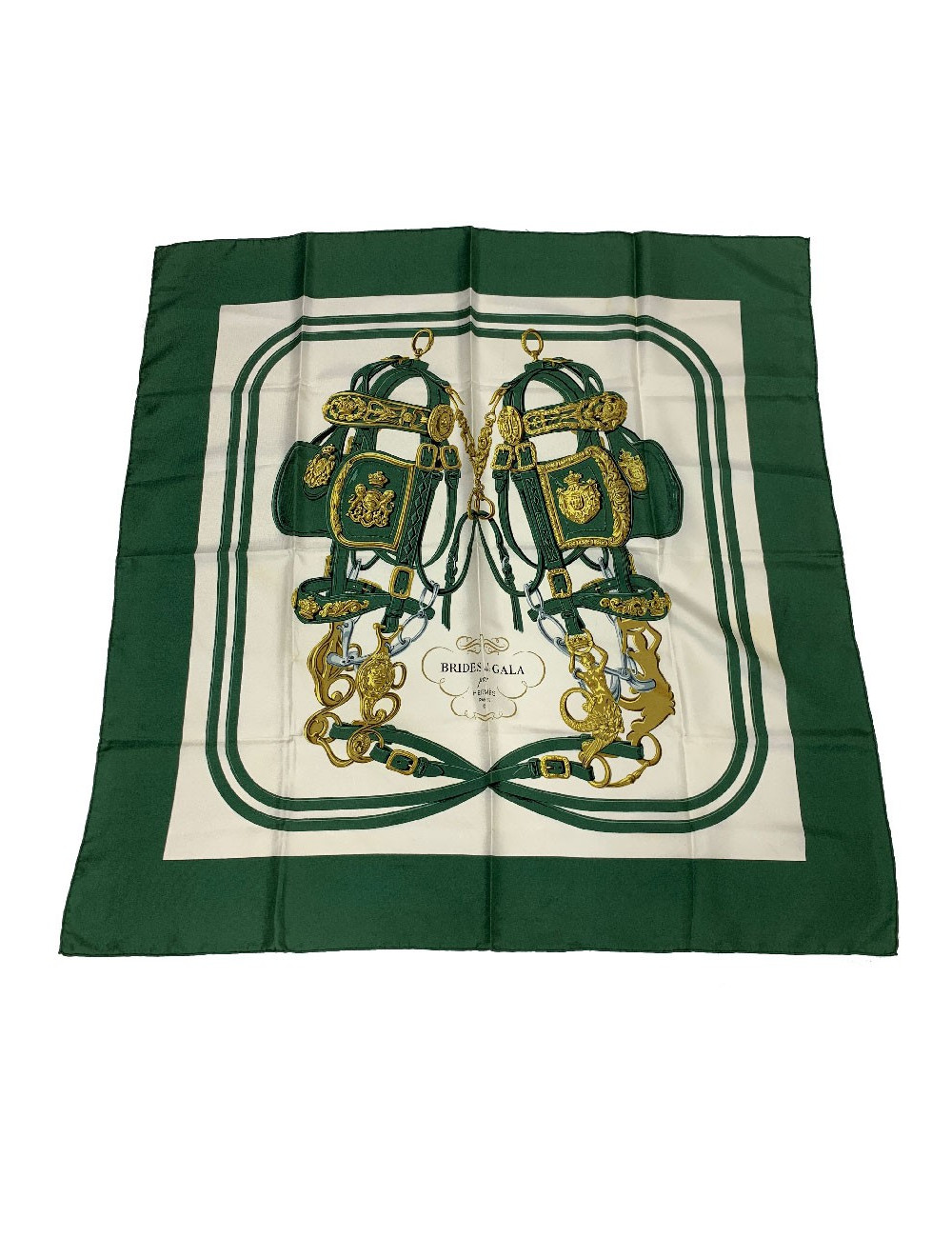 Carré 90 x 90 HERMES soie 100%