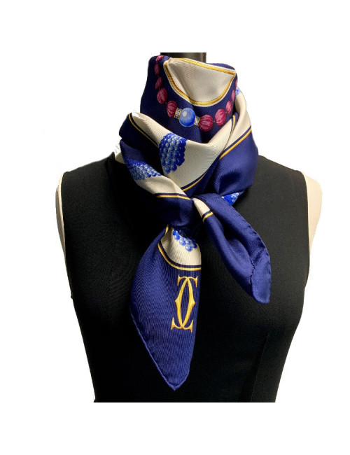 Carré CARTIER soie 100 %