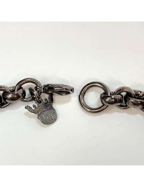 Collier MARGUERITE DE VALOIS pendentif en pâte de verre multicolore