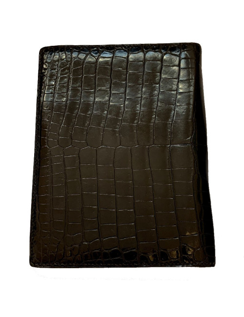 Porte cartes HERMES crocodile porosus