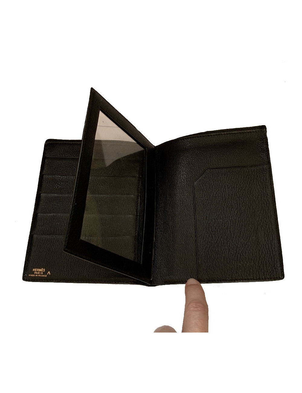 Porte cartes HERMES crocodile porosus