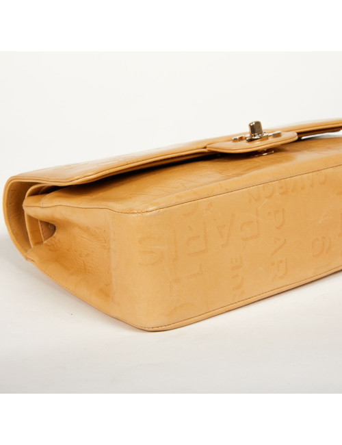 Sac CHANEL cuir d'agneau siglé "CHANEL" "CC"