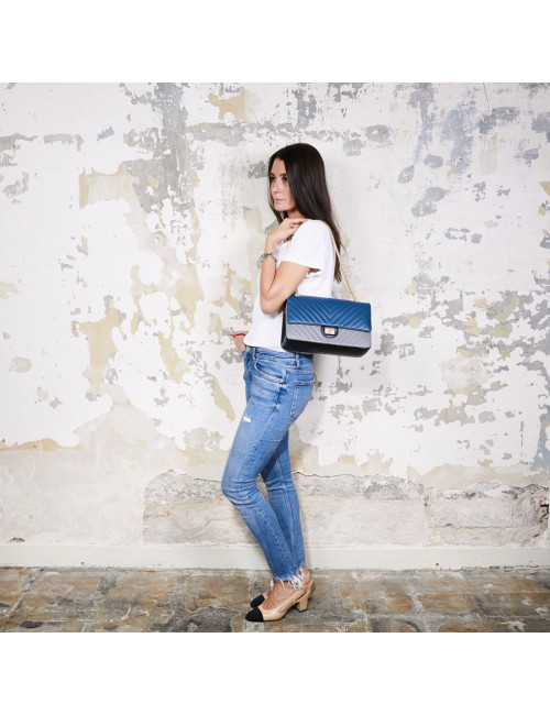 Sac CHANEL 2.55 tricolore