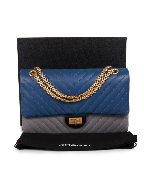 Sac CHANEL 2.55 tricolore