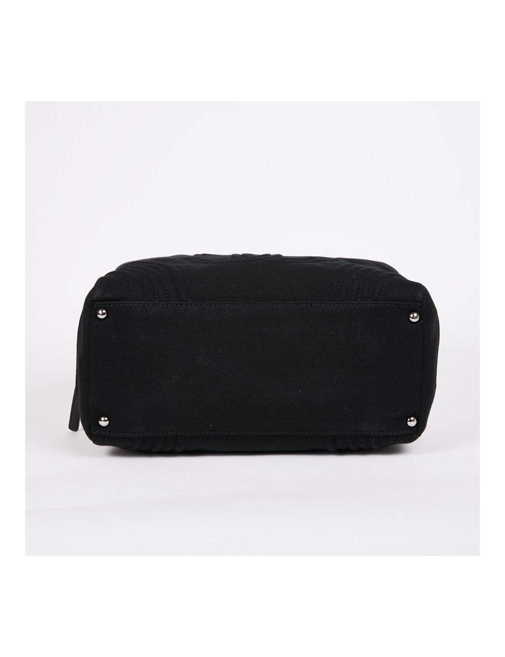 Sac CHANEL jersey noir