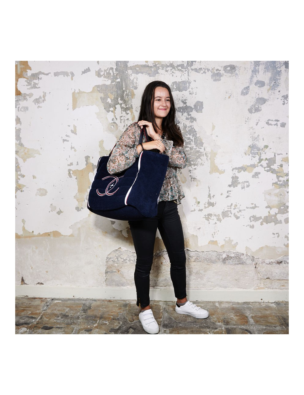 Sac ARLINES CHANEL et sa serviette de plage