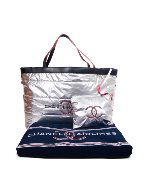 Sac ARLINES CHANEL et sa serviette de plage