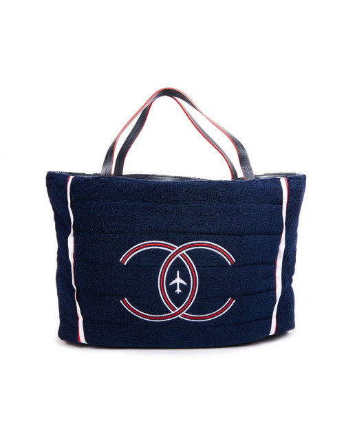 Sac ARLINES CHANEL et sa serviette de plage