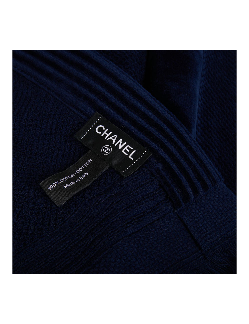 Serviette de plage CHANEL bleue