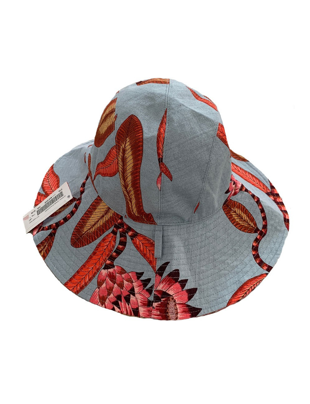 Chapeau HERMES "Fleurs Savana sur natte" 