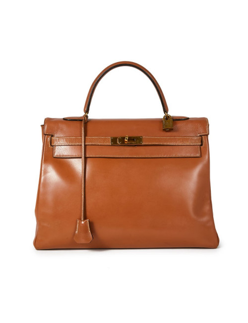 Kelly 35 HERMES  caramel vintage