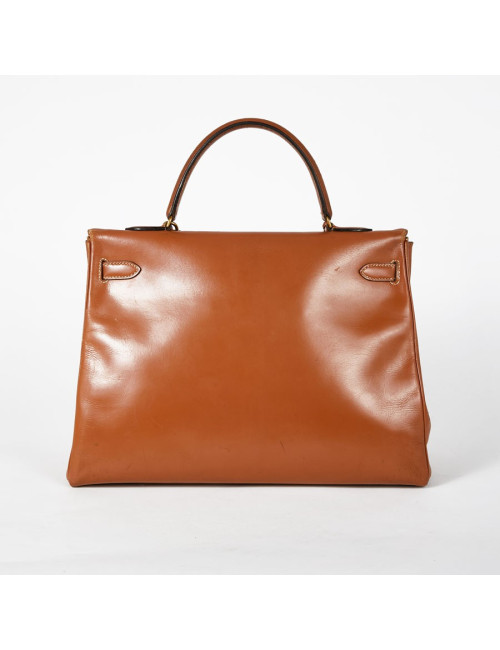 Kelly 35 HERMES  caramel vintage