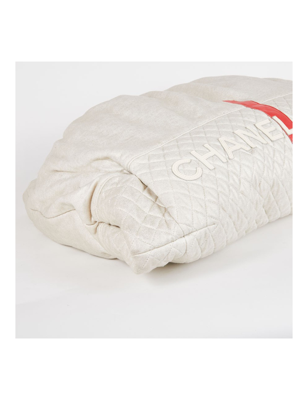 Grand cabas CHANEL "L A" beige