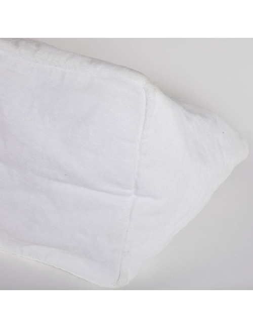 Sac de plage CHANEL tissu éponge blanc