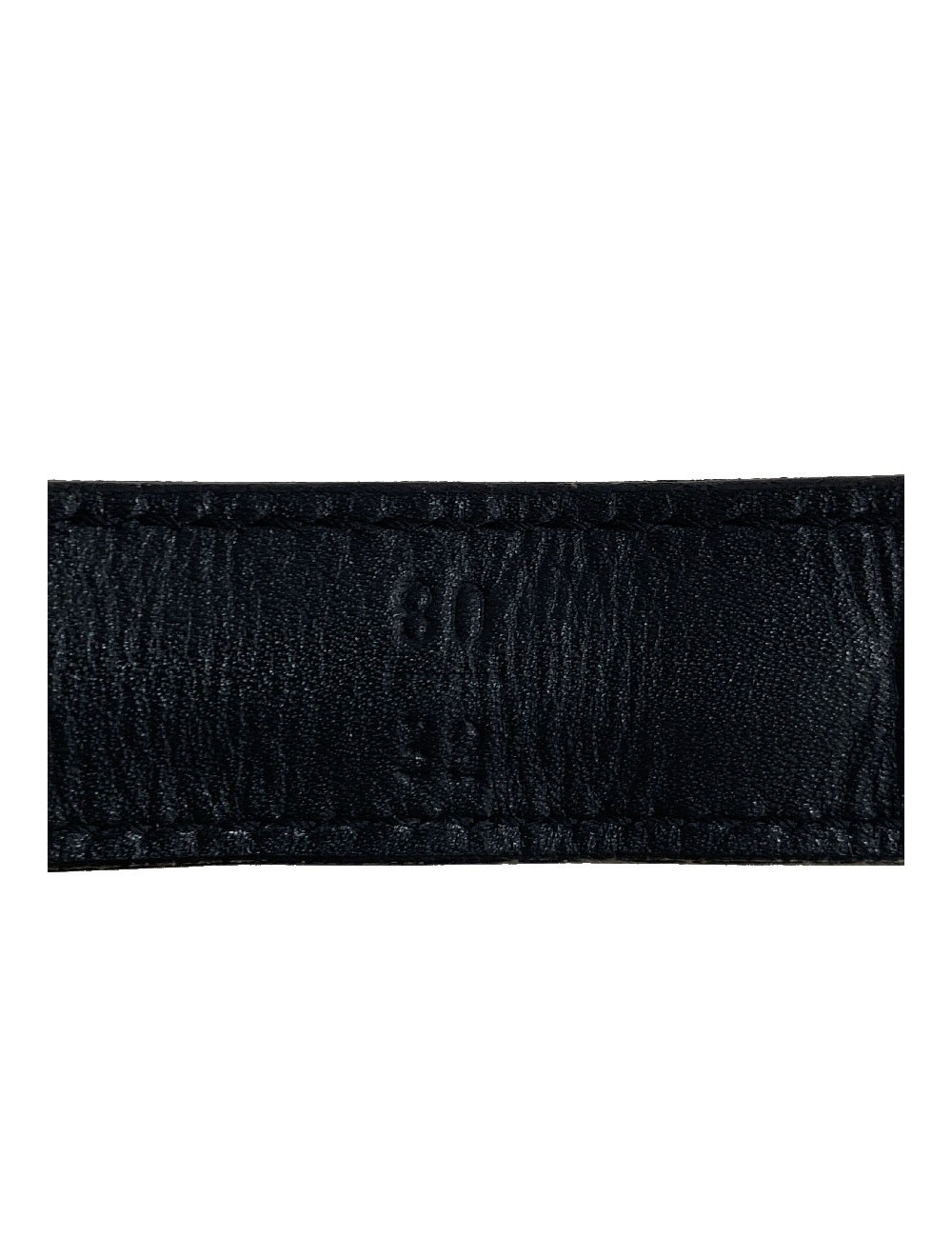Ceinture CHRISTIAN DIOR cuir et dorée T80