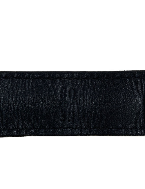 Ceinture CHRISTIAN DIOR cuir et dorée T80