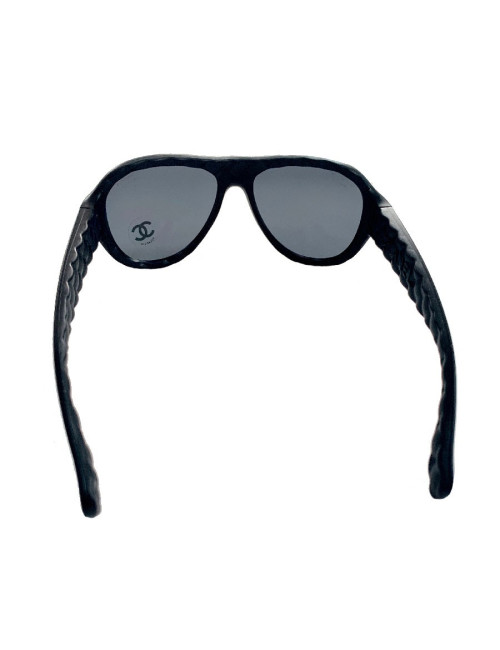 Solaires CHANEL noir mat