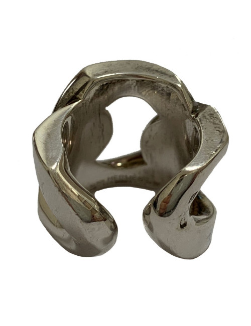  Bague t 52 HERMES Capture en argent massif