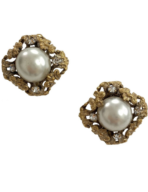 Boucles d'oreille CHANEL couture  1968