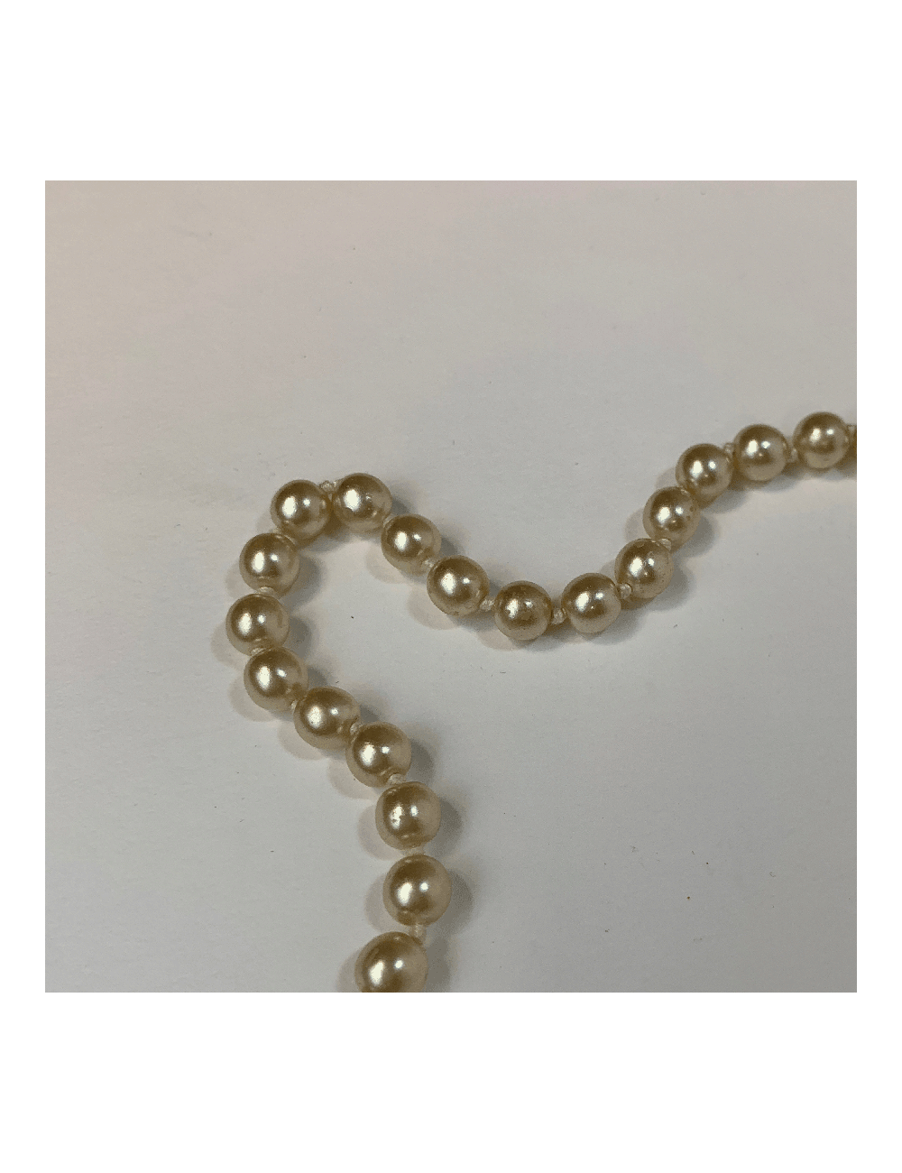 Sautoir perles nacrées Marguerite de Valois