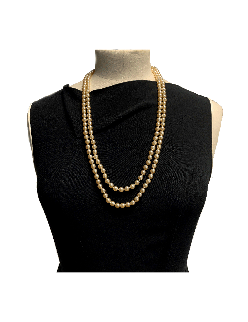 Long sautoir MARGUERITE DE VALOIS fines perles nacrées