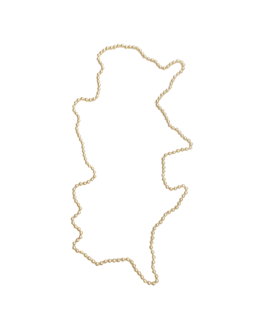 Sautoir perles nacrées Marguerite de Valois