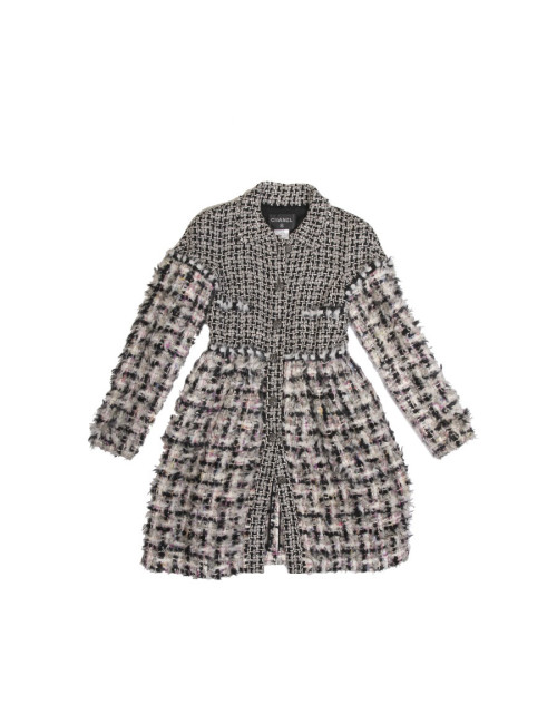 Manteau CHANEL T36 en tweed multicolore