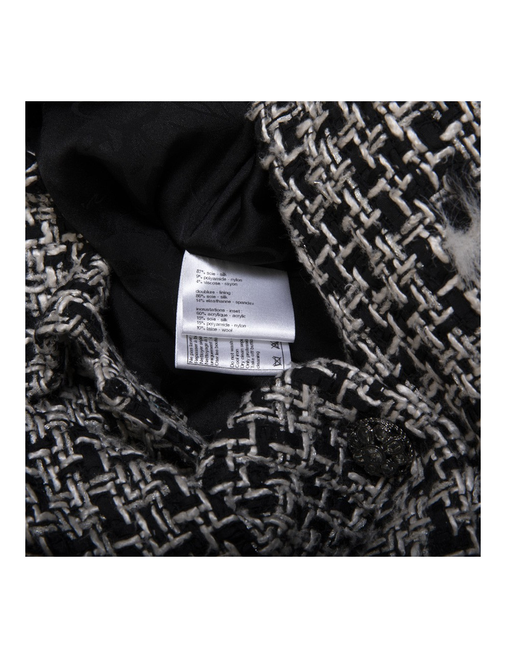 Manteau T 36 CHANEL en tweed