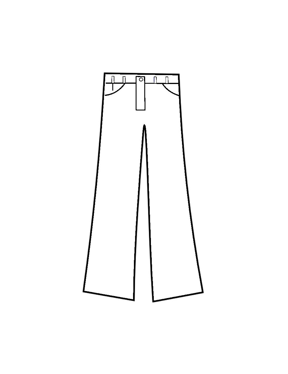 Pantalon JEAN CLAUDE JITROIS T 36 EU cuir chèvre velours