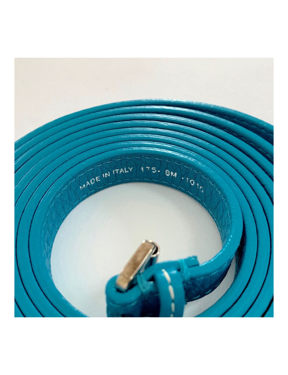 Ceinture double CHRISTIAN DIOR bleue et charm