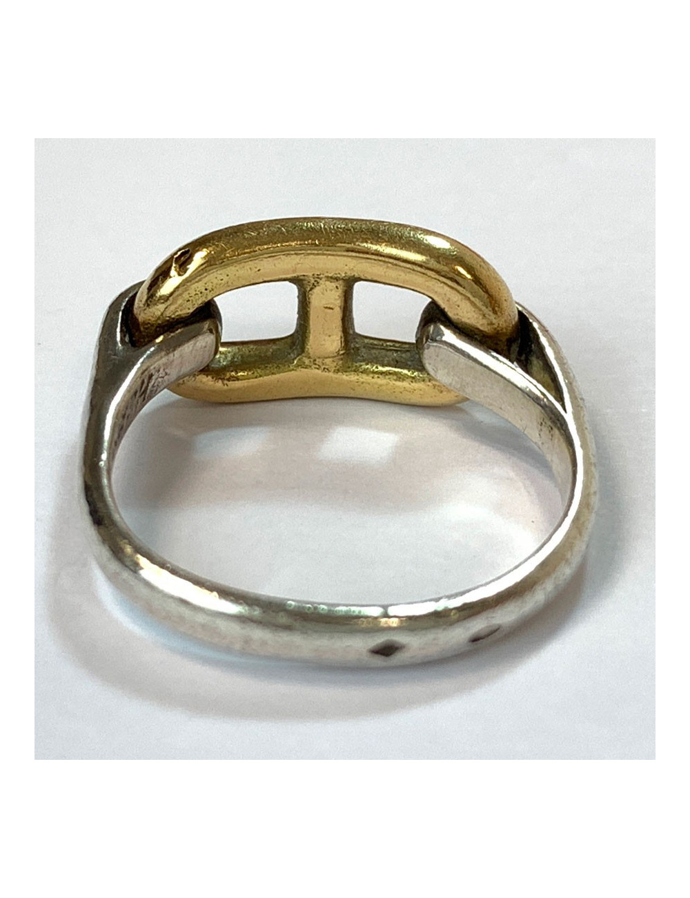 Bague HERMES or et argent