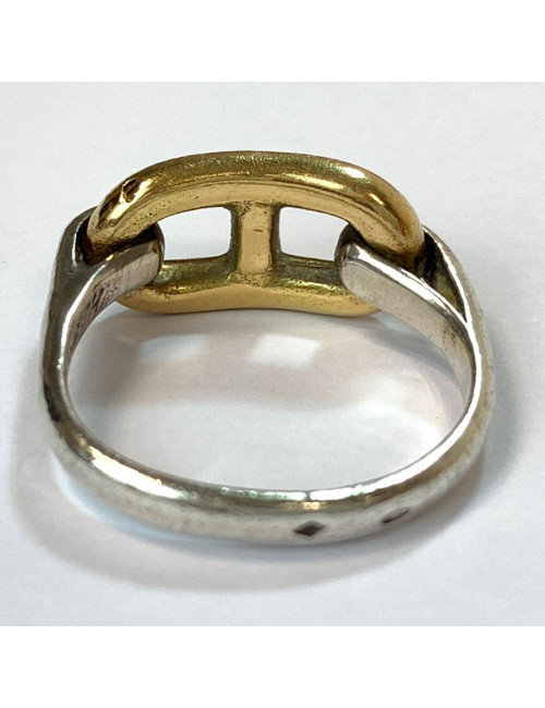 Bague HERMES or et argent