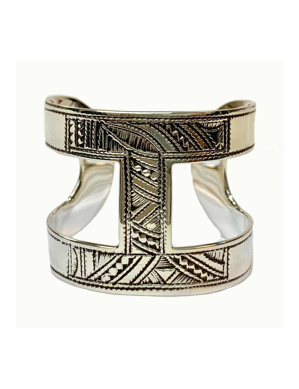Bracelet HERMES Ano TOUAREG en argent
