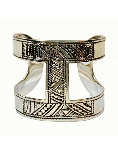 Bracelet HERMES Ano TOUAREG en argent