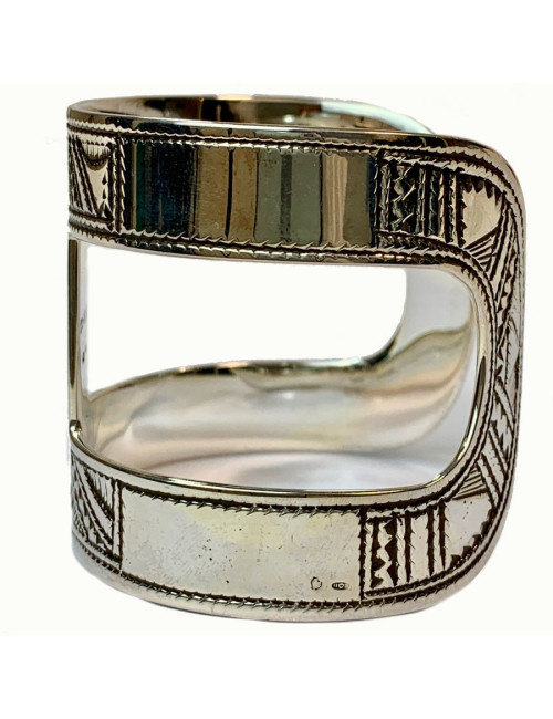 Bracelet HERMES Ano TOUAREG en argent