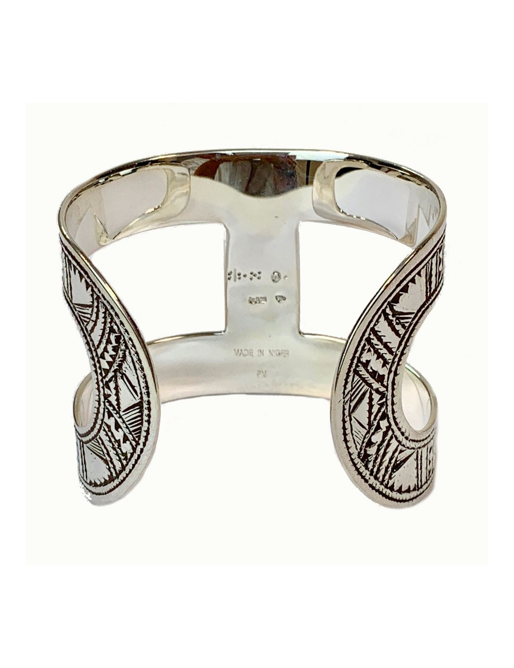 Bracelet HERMES Ano TOUAREG en argent