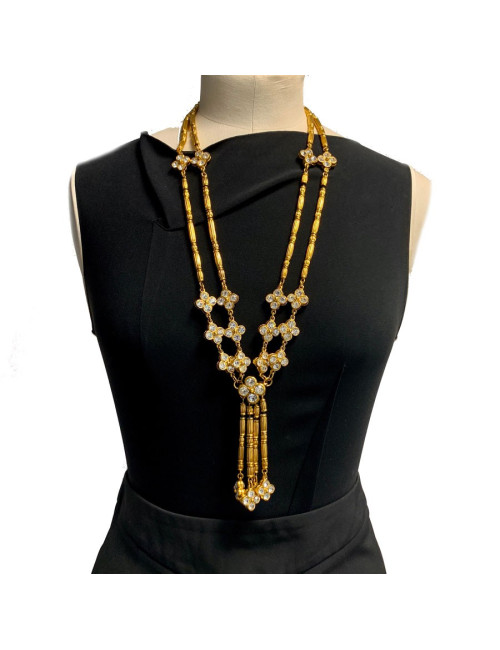 Collector. Sautoir DIOR Bambou 