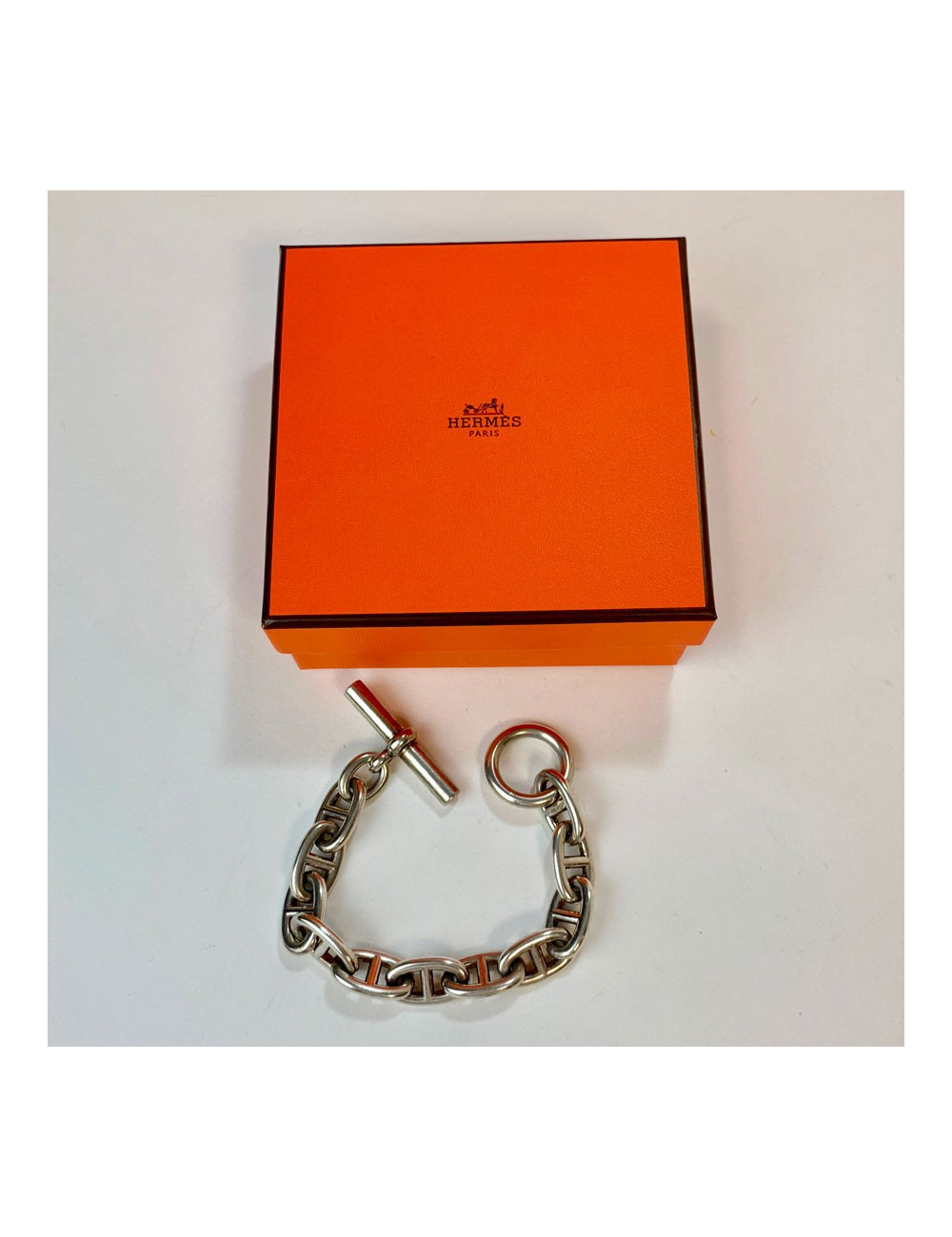 Bracelet HERMES GM chaine d'ancre 