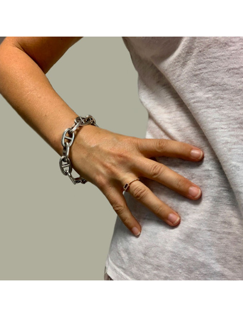 Bracelet HERMES GM chaine d'ancre 