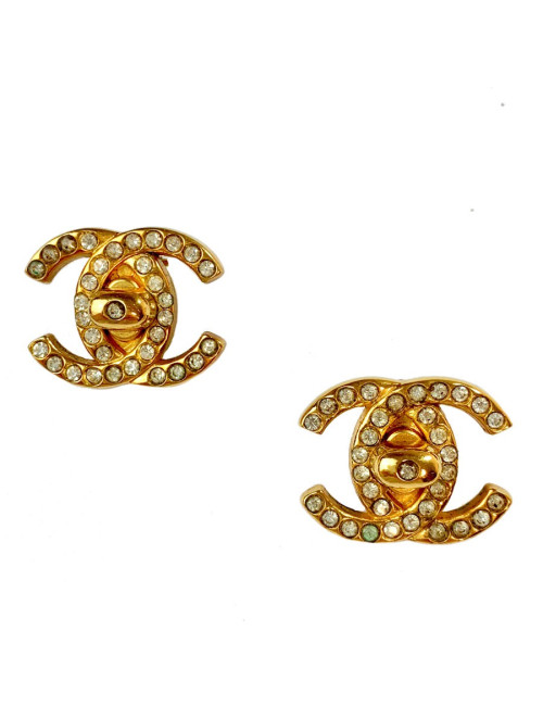 Boucles d'oreille clips CHANEL Vintage