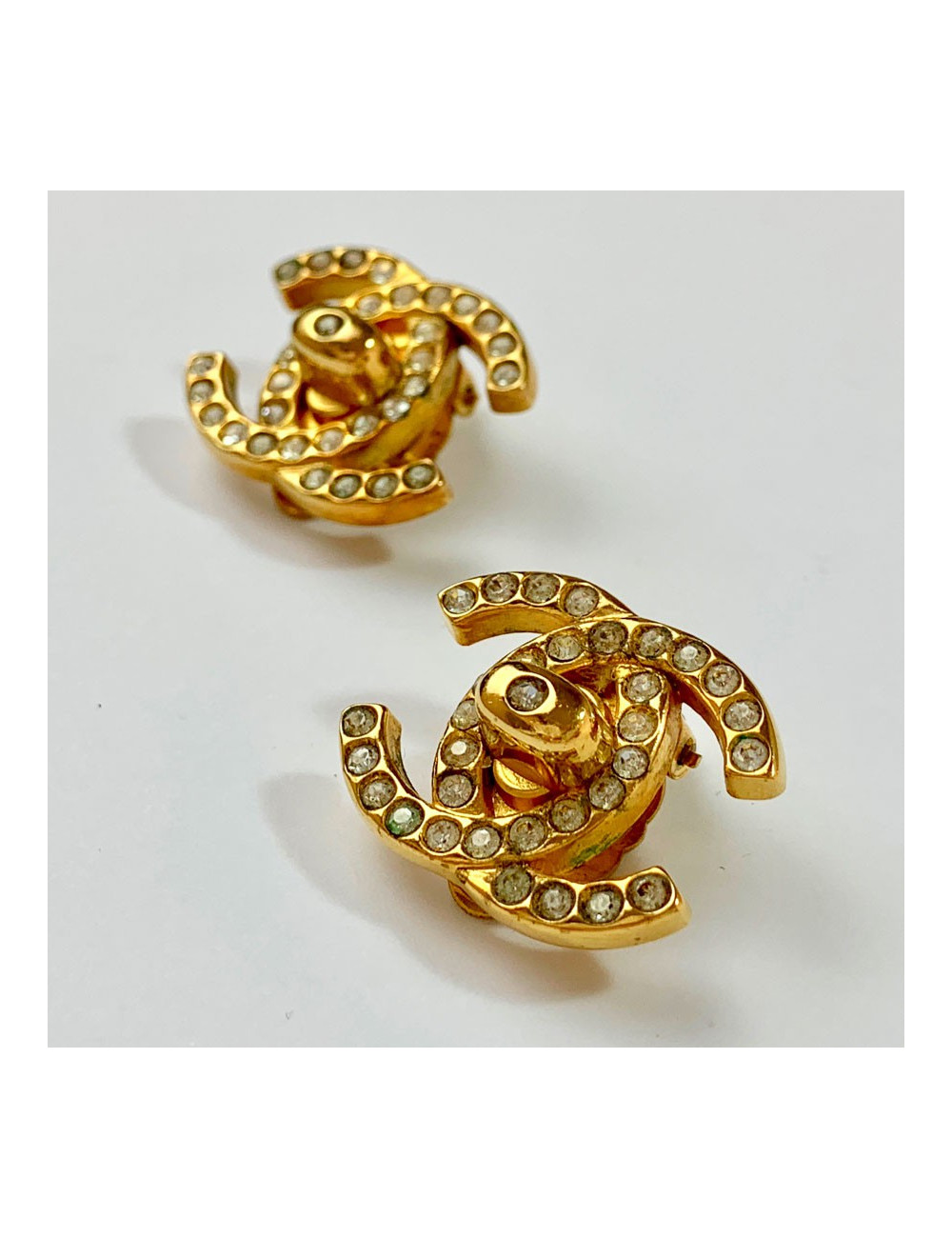 Boucles d'oreille clips CHANEL Vintage
