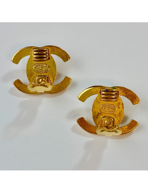 Boucles d'oreille clips CHANEL Vintage