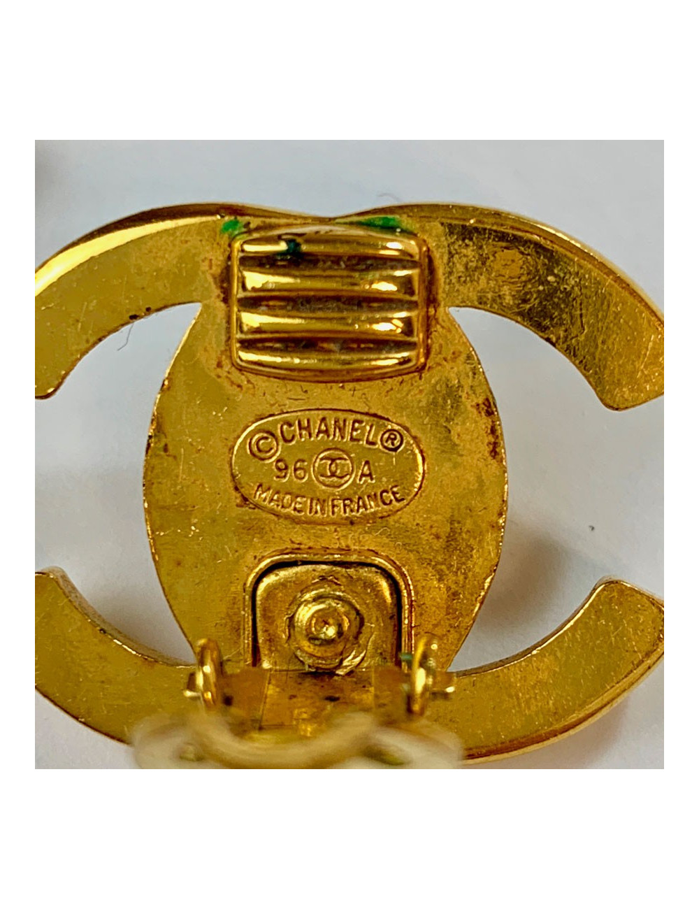 Boucles d'oreille clips CHANEL Vintage
