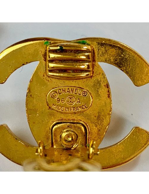 Boucles d'oreille clips CHANEL Vintage