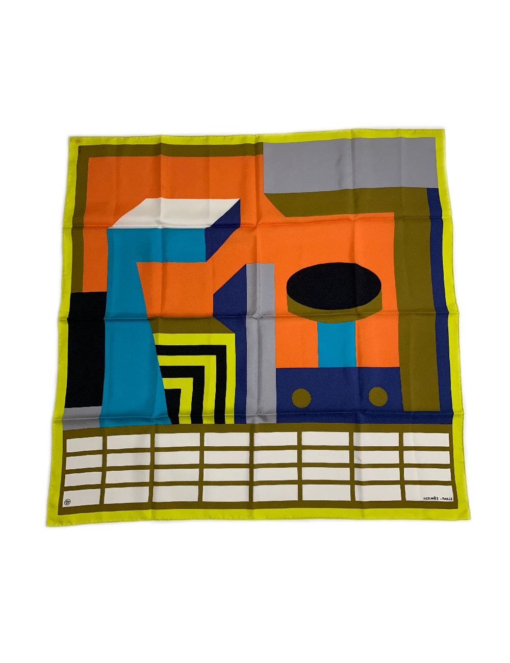 Carré 90 x90 HERMES soie 100%