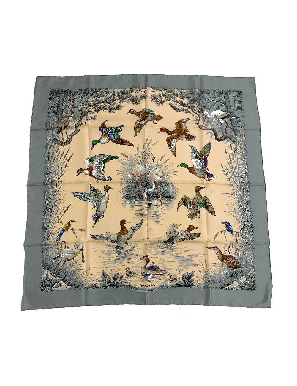 Carré 90 x 90 HERMES soie 100%