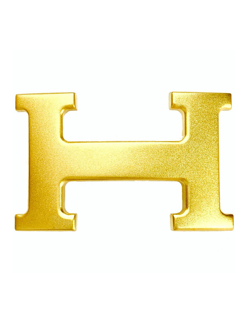 Boucles de ceinture HERMES dorée mat