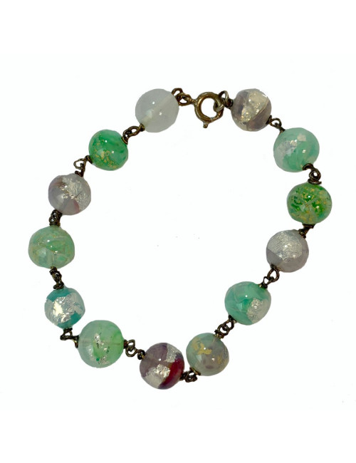 Bracelet perles multicolores MARGUERITE DE VALOIS 