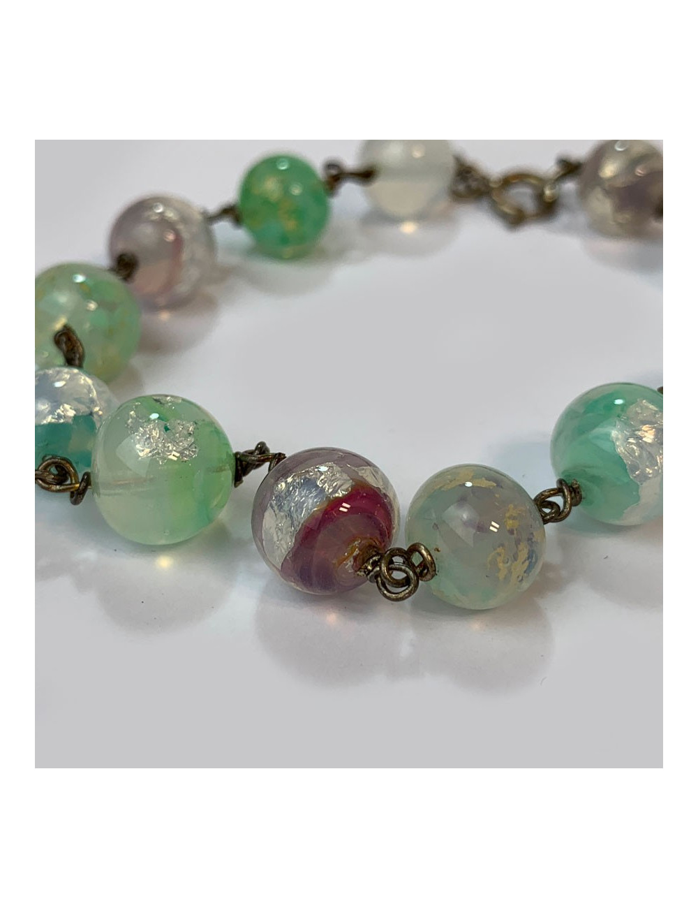 Bracelet perles multicolores MARGUERITE DE VALOIS 